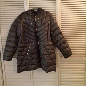Lane Bryant puffer coat with hood 22/24